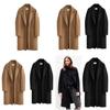 Elegant New Fashion Women's Vintage Woolen Winter Warm Long Sleeve Pocket Coat