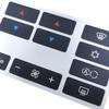 1Set Car Climate Control Air Conditioning Switch Button Covers for BMW X5 E53 1999-2006 E39 1996-2002