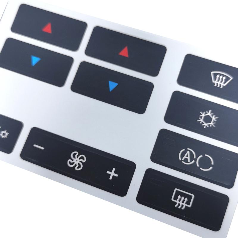 1Set Car Climate Control Air Conditioning Switch Button Covers for BMW X5 E53 1999-2006 E39 1996-2002