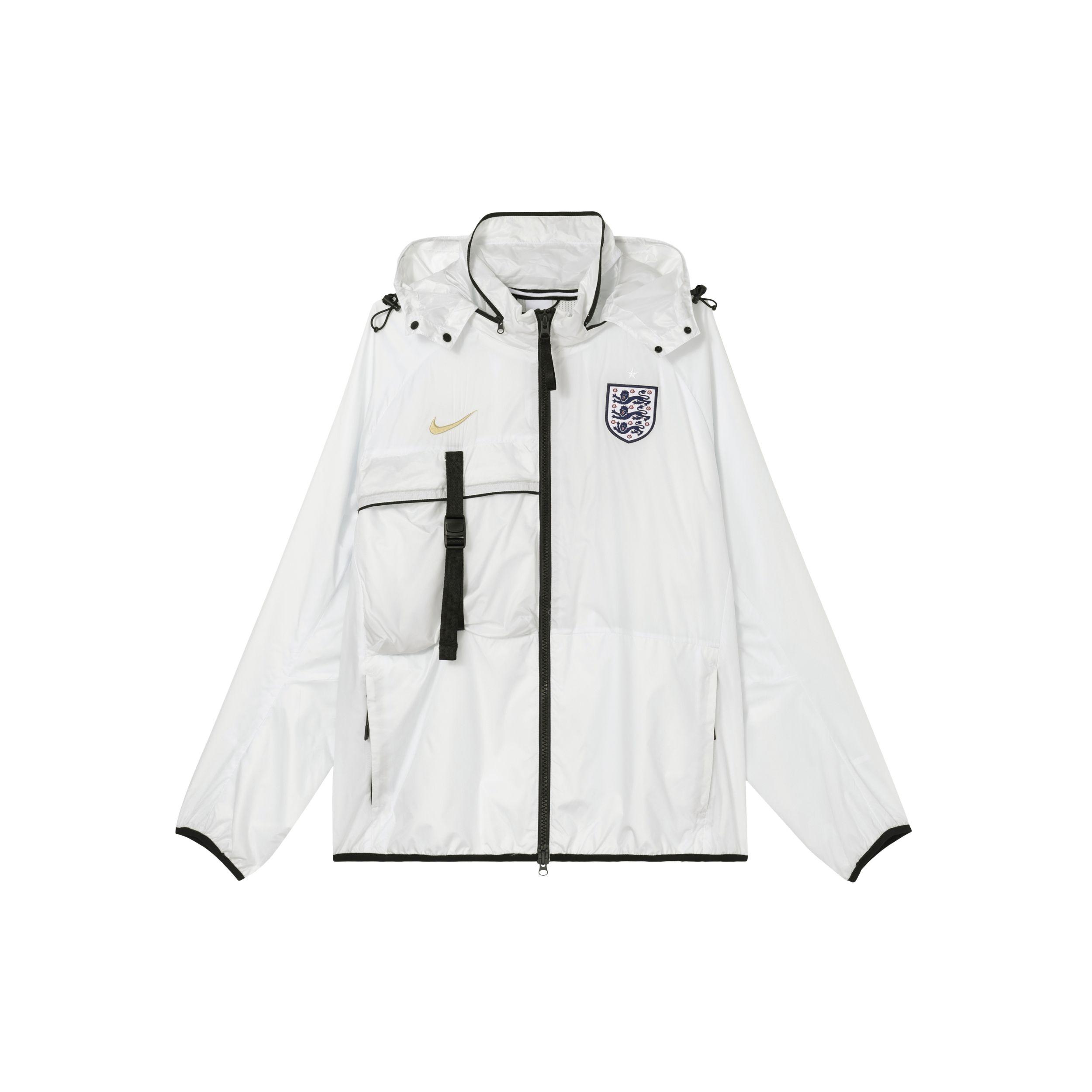 

Чоловіча куртка Nike Soft Comfortable Durable Casual зі стоячим коміром, на блискавці, з довгим рукавом, колір Mountain-White, FZ8360-121 S