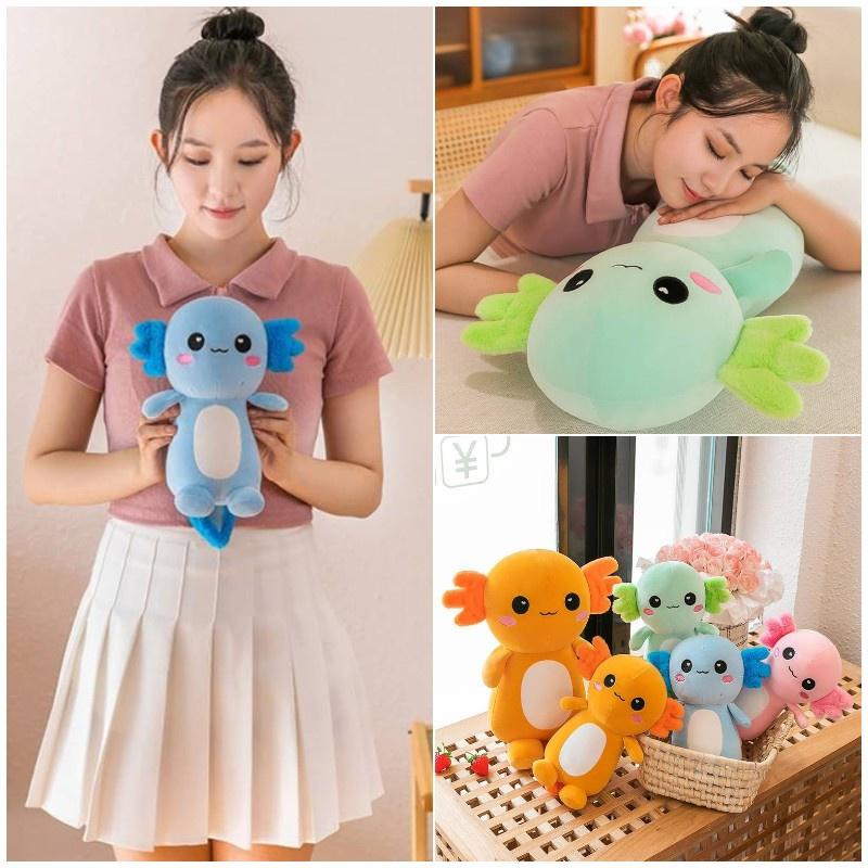 3040cm Plush Axolotl Toy Animal Stuffed Doll Pillow Children Gift Decor Home