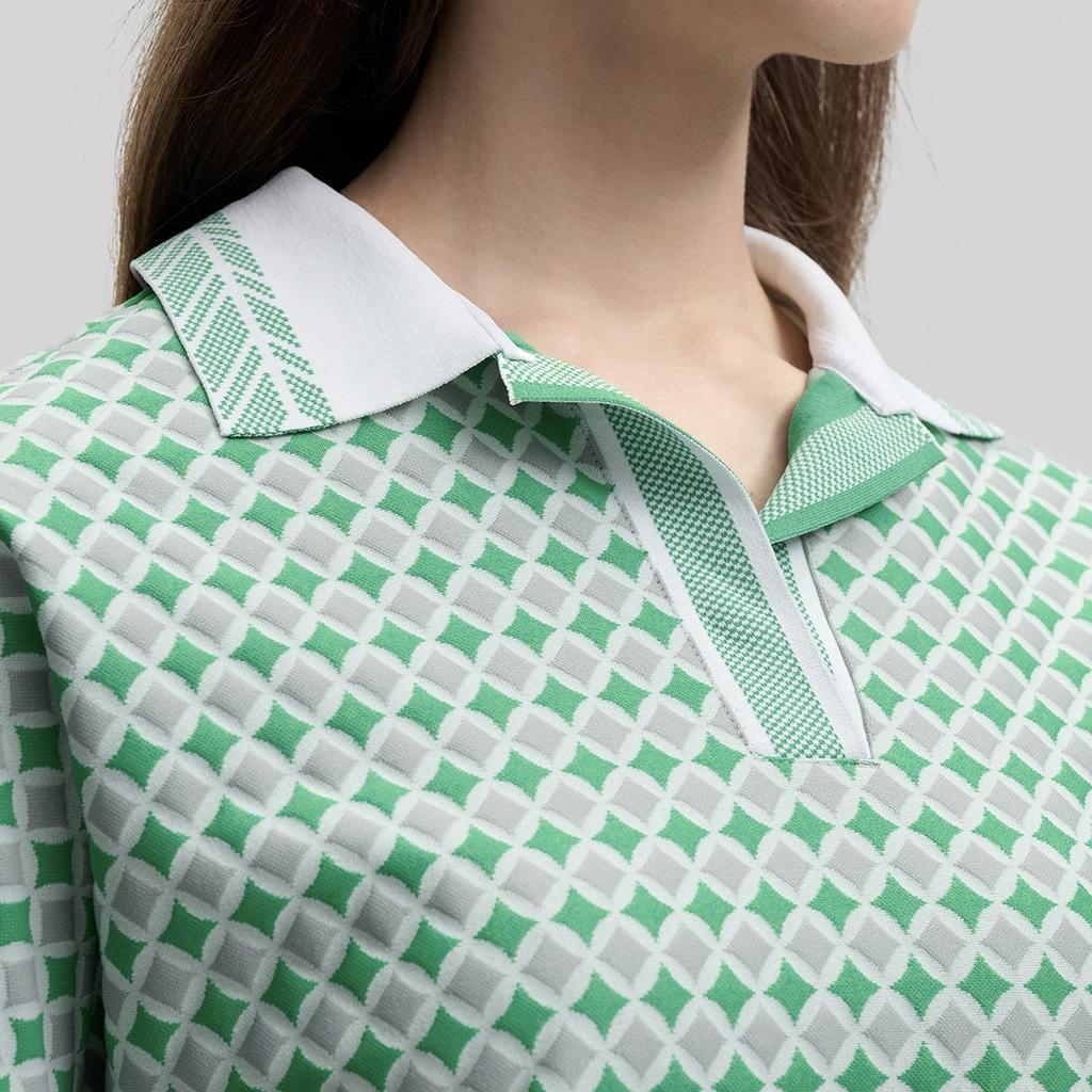 New FILA Polo Shirts Women's All Over Print F11W434111FZA