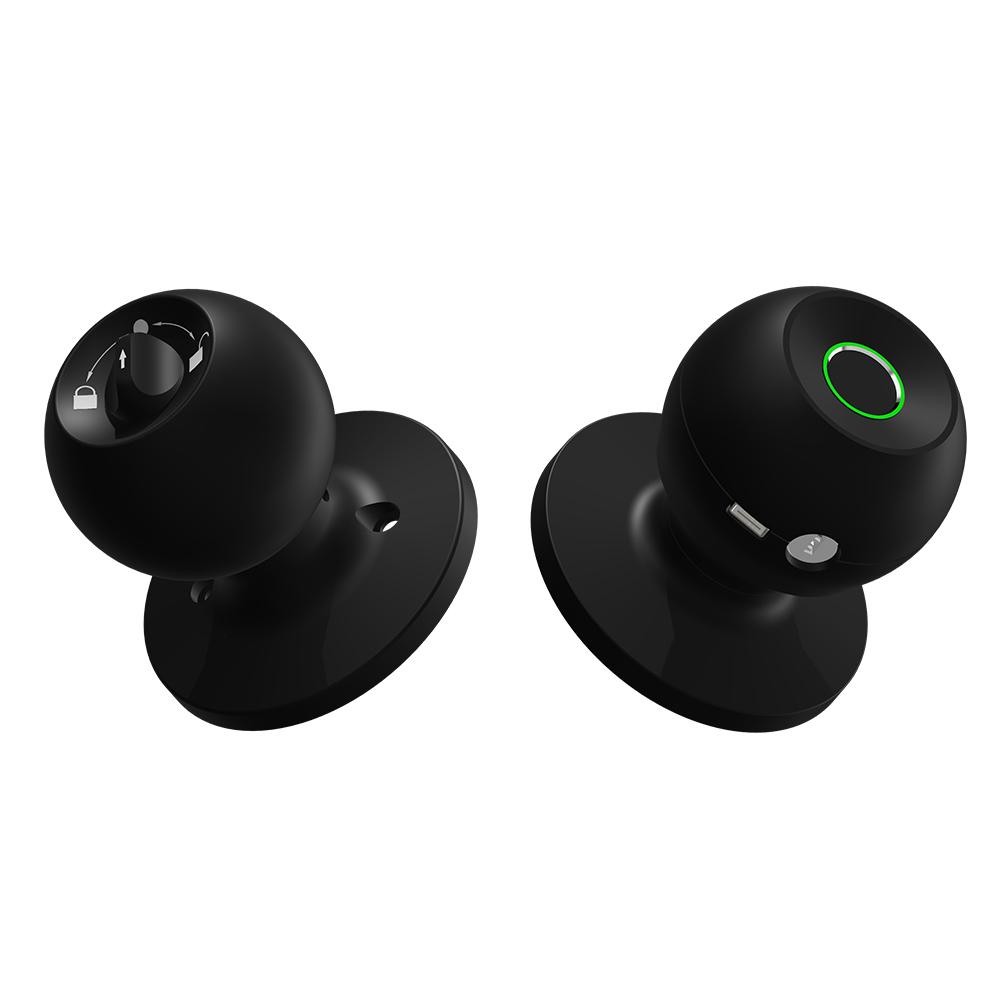 Smart Lock Fingerprint Door Lock Rechargeable Keyless Entry Door Lock with Keys TUYA App Control for Bedrooms Cloakroom