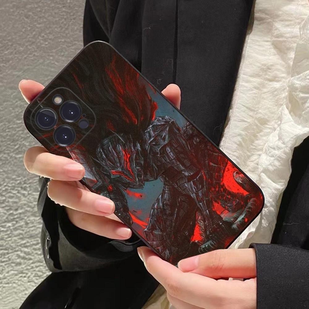 Anime Berserk Guts Phone Case For IPhone 16 15 14 11 12 13 Mini Pro XS Max Cover 6 7 8 Plus X Funda Shell