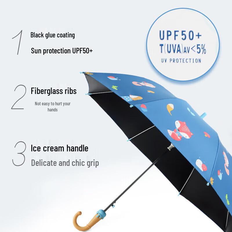 Paradise Umbrella Kids' Cartoon UV Protection Long Handle Umbrella