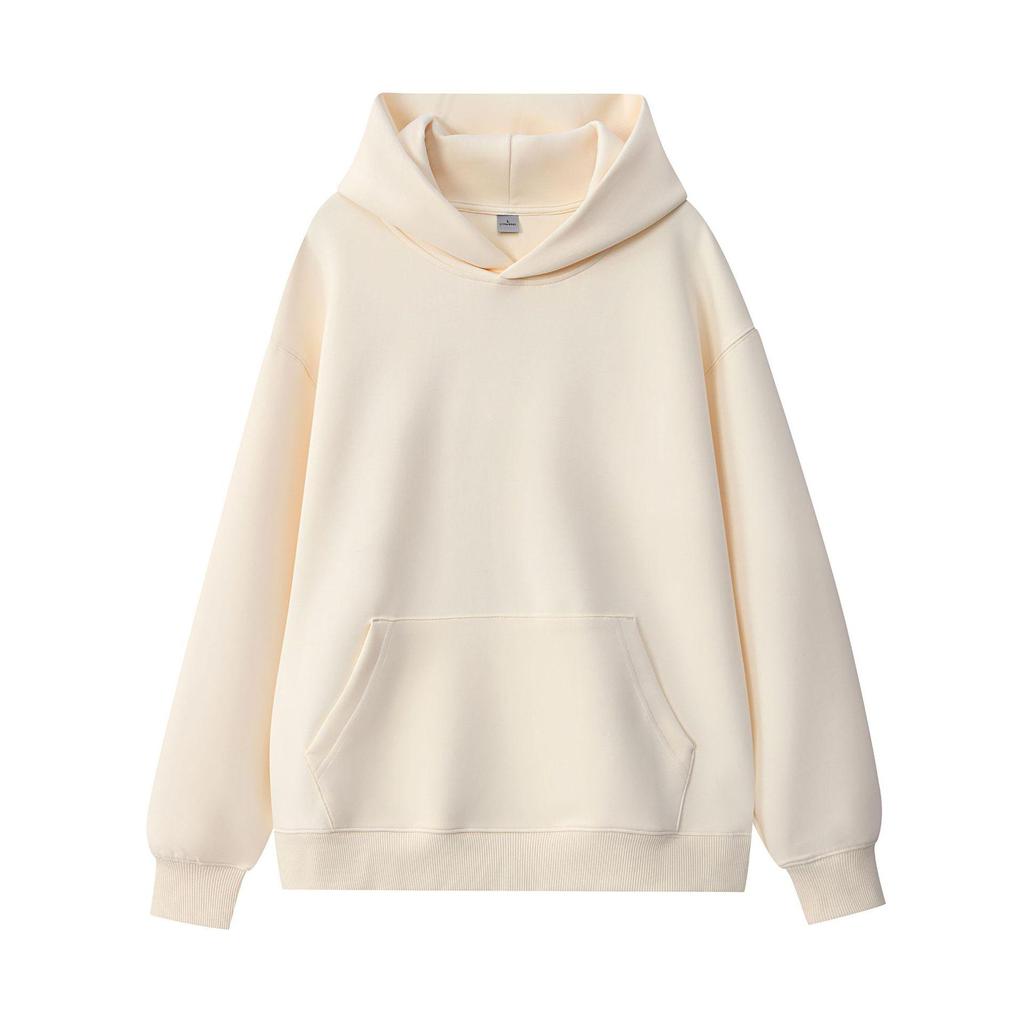 Unisex Luxury Air Layer Cotton Hooded Sweatshirt with Custom Embroidery Logo