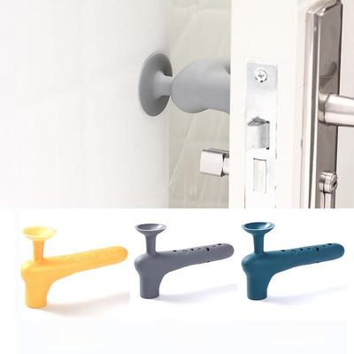 Silicone Door Handle Protective Cover Anti-collision Baby Safety Protect Noiseless Suction Cup Doorknob Door Knob Cover