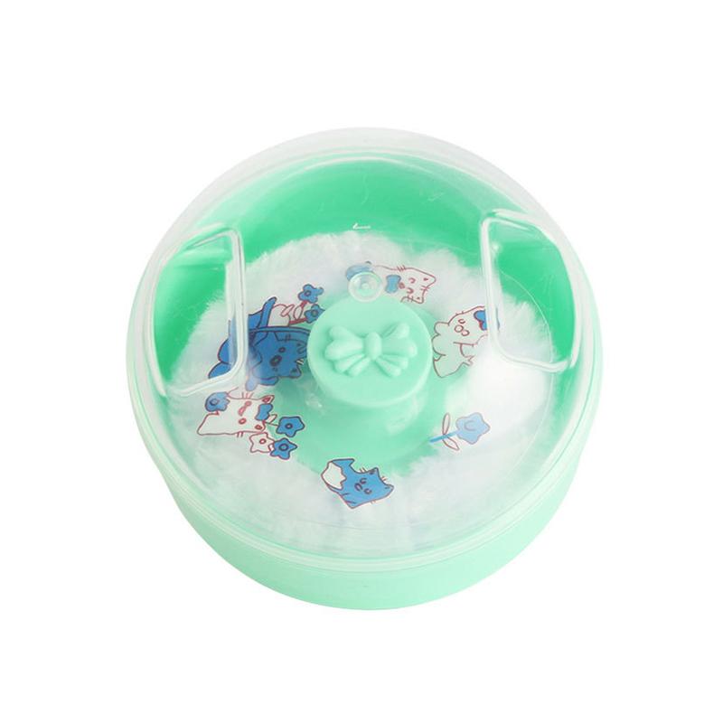 Nádobka na pudrovací houbičku Pouzdro na dětskou houbičku Pro domácí použití Cestování Dětský pudr Hromádková krabička Přenosná Znovu plnitelná Dětská tělová kosmetika