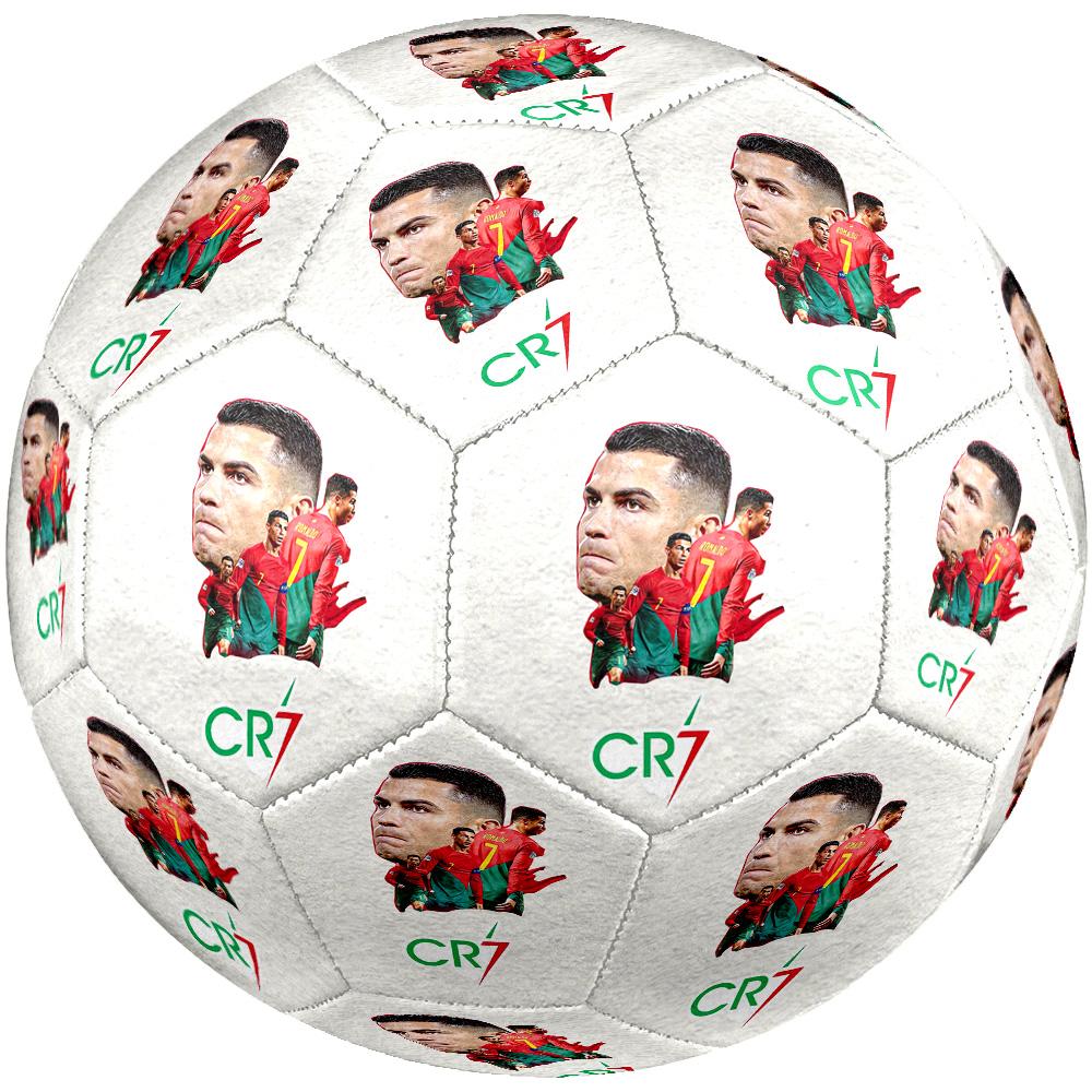 1 шт. Футбольный мяч Cr7 Размер 5 Машинная строчка Для тренировок на открытом воздухе и матчей Идеальный подарок для любителей спорта