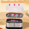 200W Power Eggs Boiler 6 Eggs Capacity Auto Shut-Off Smart Egg Cooker Stainless Steel Space Saving Rapid Egg Cooker