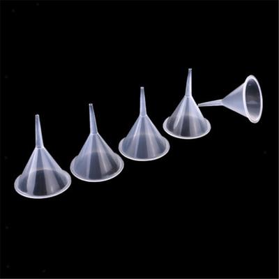 Oil Liquid Plastic Funnel Bottle Filling Plastic Diffuser Clear Small Perfume