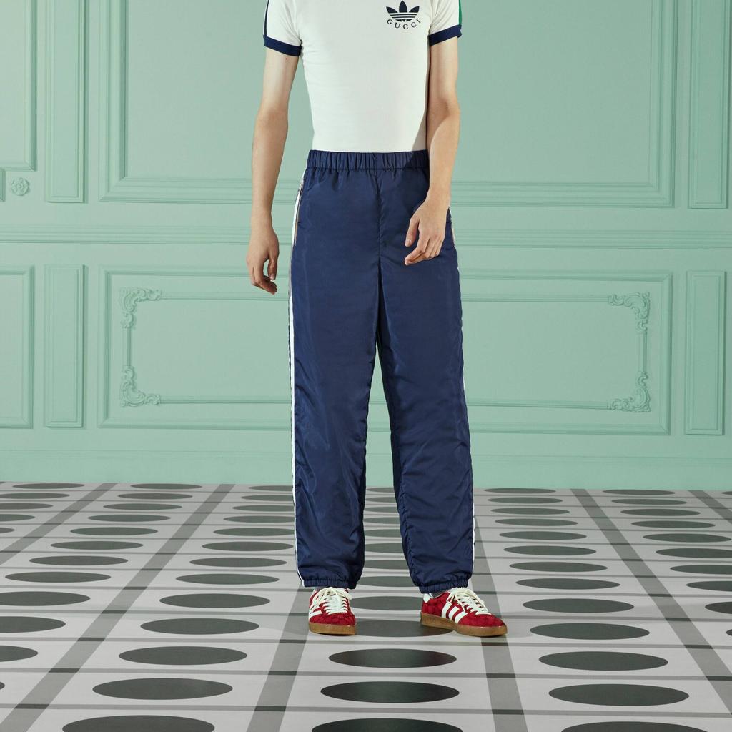 Gucci X Adidas Originals Casual Pants Men's Blue 722270-ZALCQ-4348