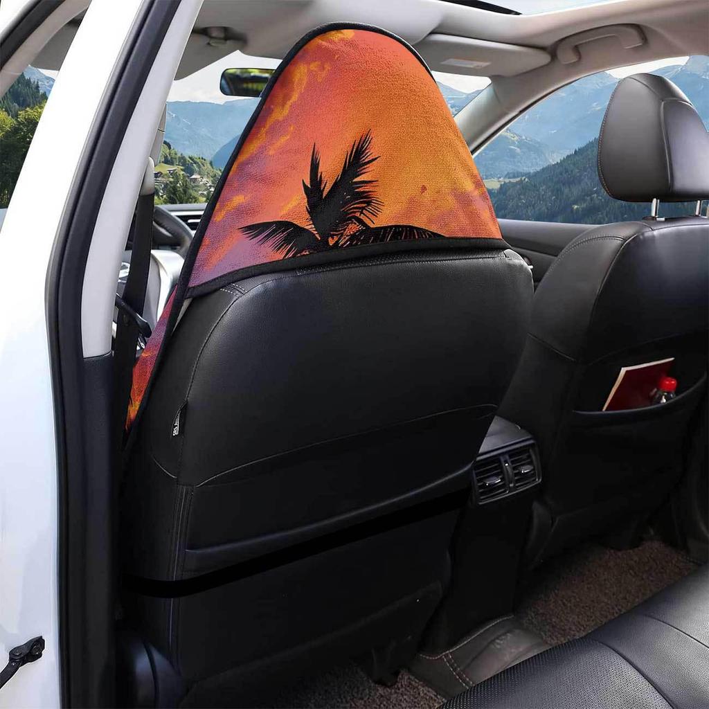 Universal Car Seat Towel Cover: Front Seat Protector for Gym, Workout, All Seasons - Fits Most Vehicles