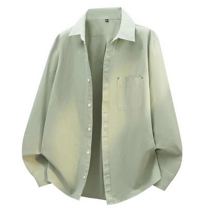 Autumn Pure Cotton Workwear Long Sleeved Shirt Men's Versatile Casual Loose Versatile Shirt