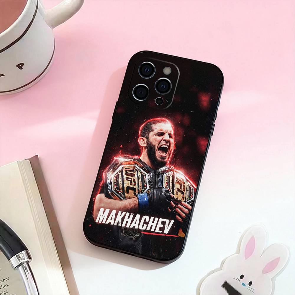 Islam M-Makhachev Phone Case Silicone Soft For IPhone 17,16,15,14,13,12,11,XS,Plus Pro Max