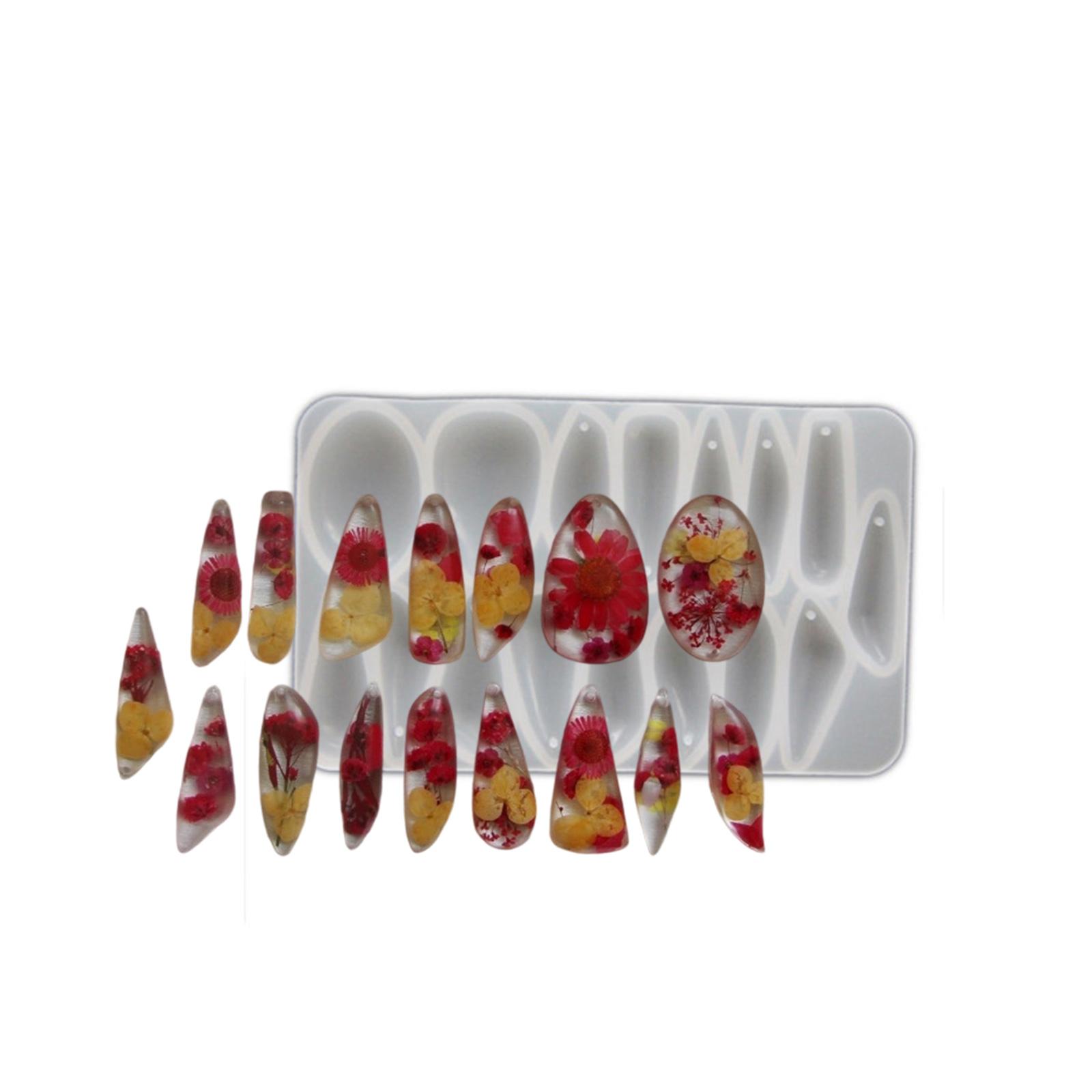 

Силиконовая форма в форме капли для аксессуаров, уникальные формы для изготовления ювелирных изделий из эпоксидной смолы для любителей рукоделия S