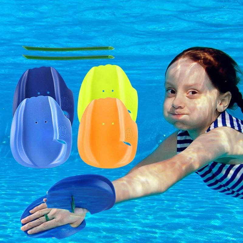Palette da Nuoto per Adulti e Bambini Palette a Mano Leggere da Nuoto con Cinturino Regolabile Accessorio per Allenamento in Piscina