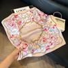 Silk scarf 71 * 71 imitation silk square scarf Korean atmosphere neck silk scarf flower pattern flower polka dot scarf