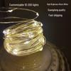 LED Battery Box Christmas Copper Wire String Lights - 3AA Powered Holiday Decoration Gifts