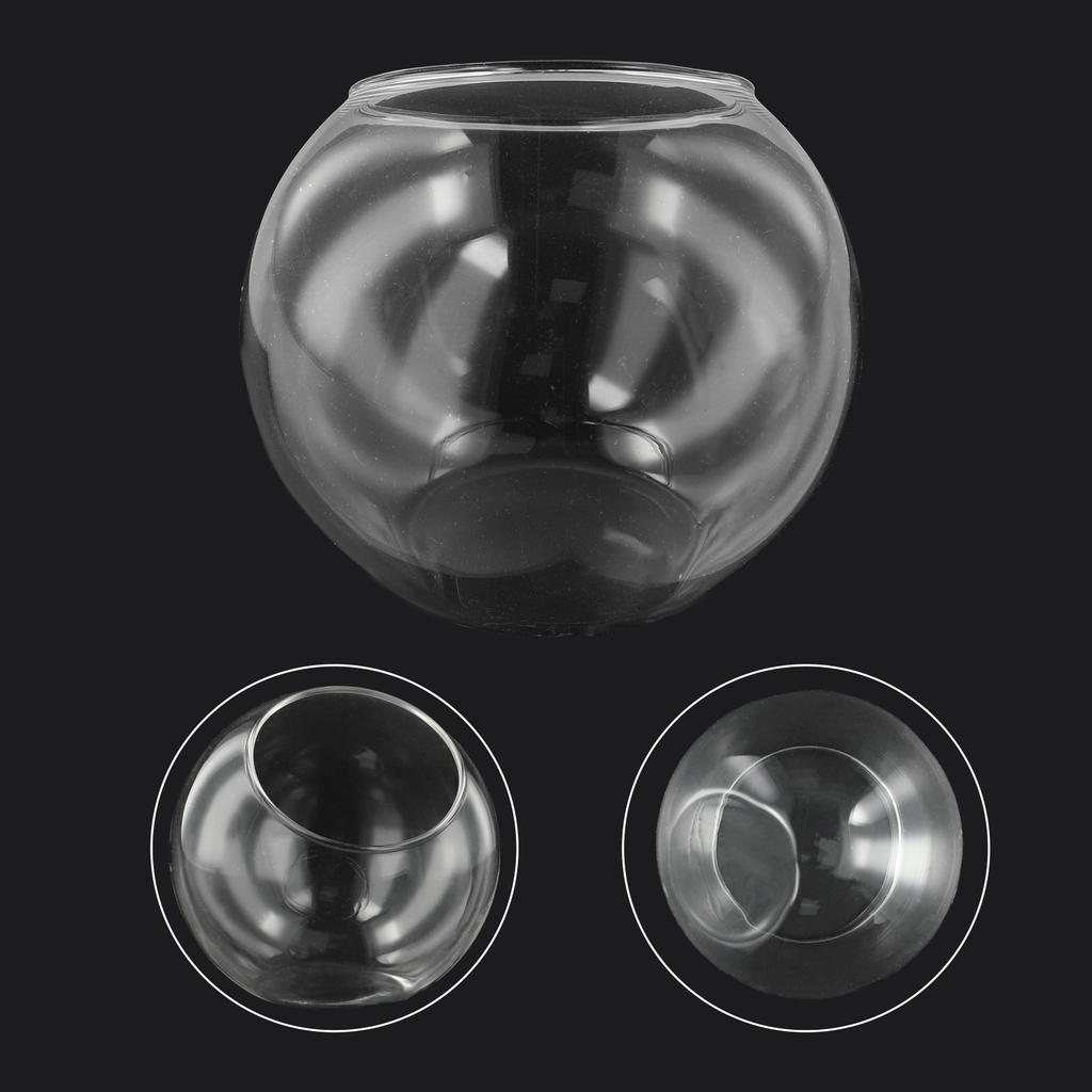 1pcs 8/10/12cm Micro Landscape Glass Vase Succulent Plant Terrarium Container Flower Pots Creativity Dew Collection Glass Vase