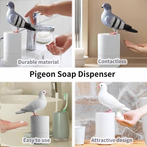Pigeon Shape Soap Dispenser Automatic Induction Foam Hand Washer Fine Foam Touchless Automatic Sensing Hygienic Foam Dispenser