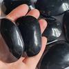 Natural Crystal Stone Obsidian Palm Stone Chakra Reiki Healing Pocket Worry Stone