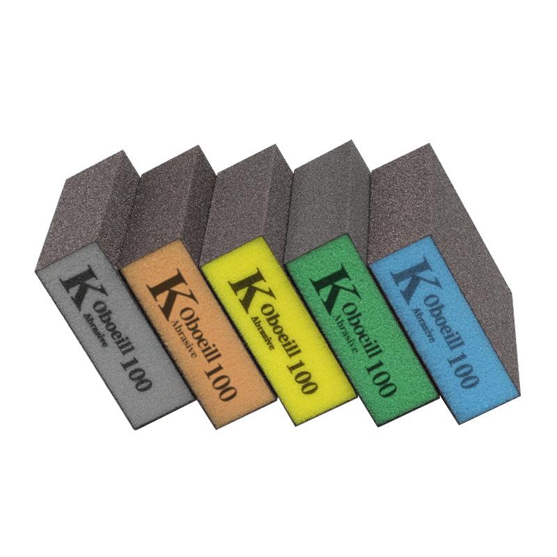 K Brand Thick Sanding Sponge for Grout Cleaning, Woodworking, Metal Hand Sanding, and Polishing