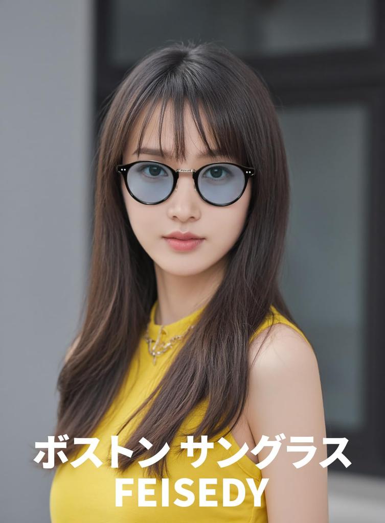 FEISEDY Sunglasses for Men and Wellington Adjustable Nose UV400 Blue Light Colored PC Metal Perfect for and B1278 Women, Design, Pads,