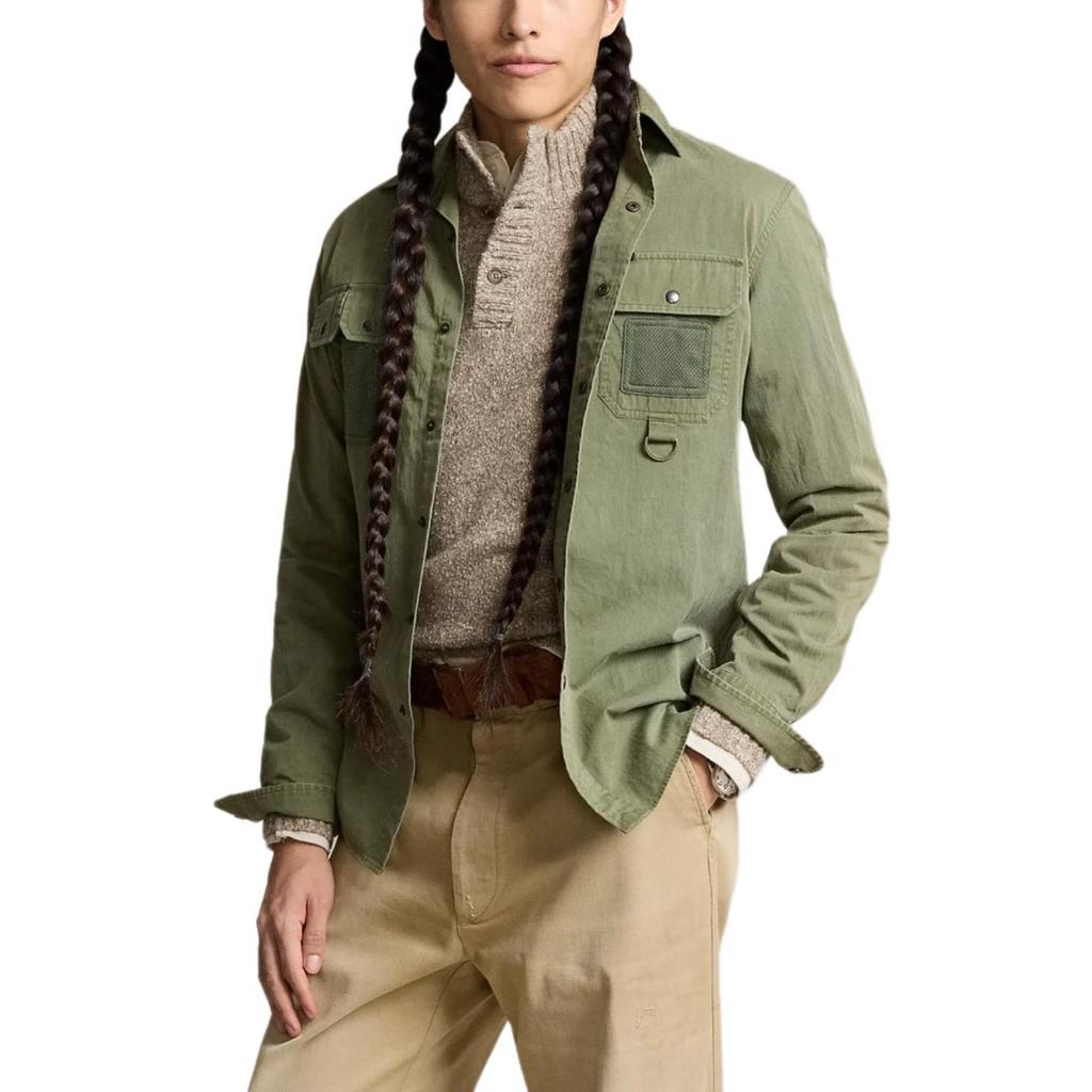 Polo Ralph Lauren FW24 Shirt Classic Version Men's Dark Olive Green MNPOWOV16823812-