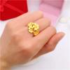 Gold Color Jewelry Sets For Women Multi Flowers Finger Ring Bracelet Necklace S Set Wedding Jewellery Accessories Bijoux Gift