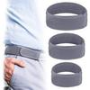 Outdoor Casual Elastic Waistband Snap-On Belt - Nylon, No Buckle, Easy Stick On, In Stock