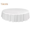 8 Pcs Thickened Table Cover Simple Style Pure Color Round Shape Anti-Slip Easy Care Stain-proof Waterproof Table Protection Banquets Party Decoration