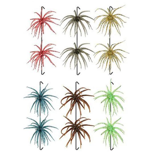 2Pcs 5CM/1.9G TPE Bionic Sea Urchin Lure Floating Simulation Sea Urchin Artificial Bait Shore River Lake Saltwater Fishing Fuzzy Soft Lure Bass