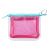 Sunstar Stationery Pouch Mini Clear Mitte Neon Glitter Vivid Pink X Turquoise Blue S2331314