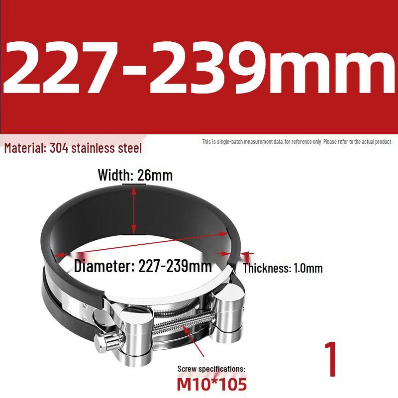 Stainless Steel Heavy-Duty European Hose Clamp