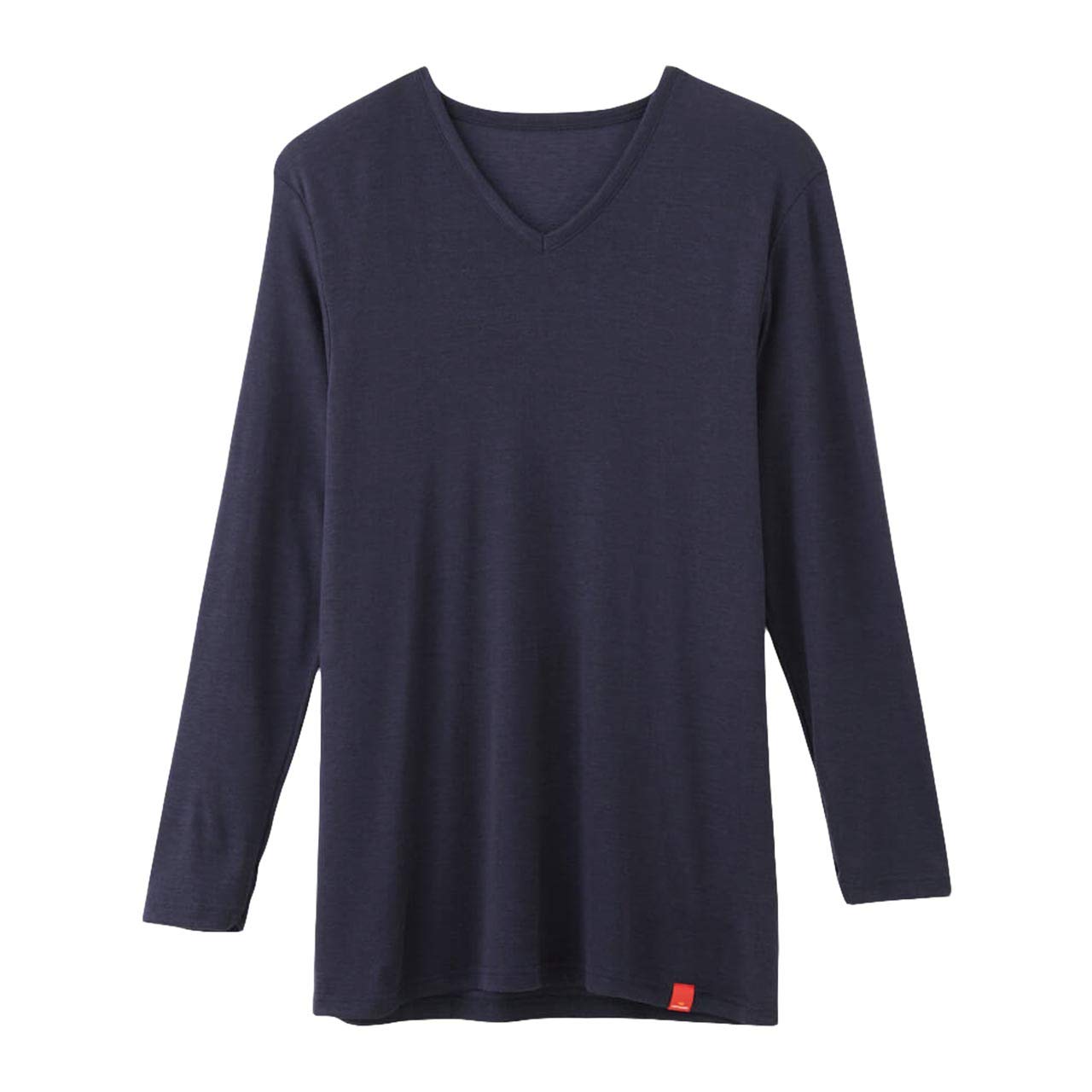

Gunze Hot Magic Inner Soft and Navy Size L to Japanese Size Shirt, Warm, V-Neck, 3/4 Sleeves, MH1909, Men s, Blue, (Equivalent L)