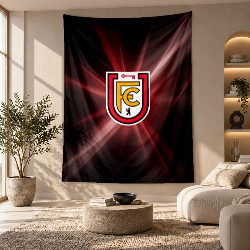 Decorative Tapestry,Union Berlin FC Printed Wall Art, Lightweight Wall Hanging For Bedroom Background