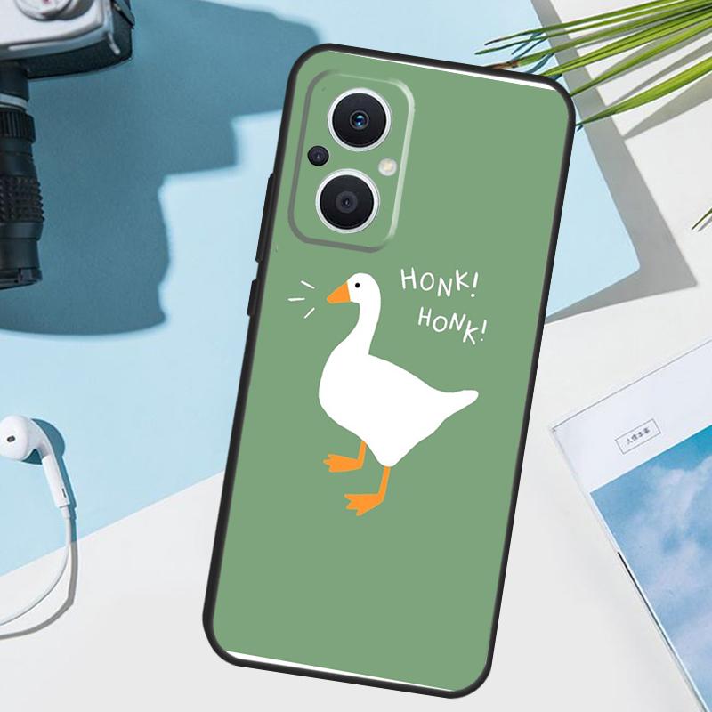 Cartoon Niedrige Gans Spiel Hülle Für OPPO Reno 8T 7 8 Lite 14F 13F 12F 11F 14 13 12 11 10 OPPO Find X8 X6 X5 X9 Pro Hülle