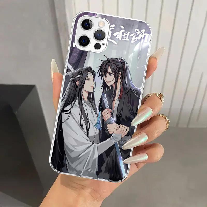 Anime Mo Dao Zu Shi Handyhülle für iPhone 17 Air 16 15 Plus 14 13 Mini 12 11 Pro Max 16E 7 8 SE 2020 Weiche Hülle Druckschale 17 A