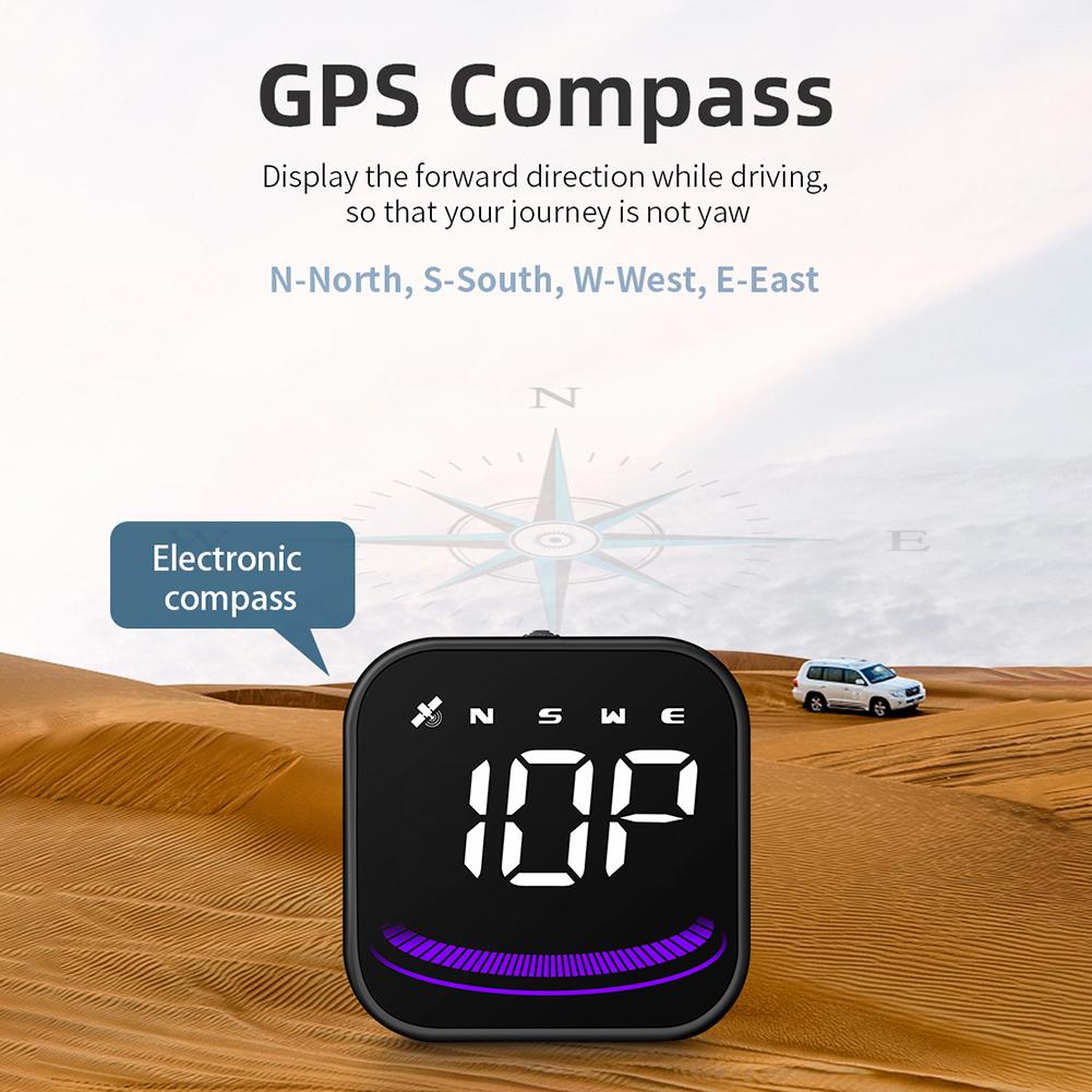 G4 Universal Car Digital Head-up Display Host Smart Digital Alarm Reminder GPS Speedometer Car Electronics Accessories