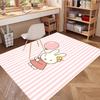 Miffy Print Rug, Washable Floor Carpet, For Entryway Dorm Laundry Room Office Study, Home Decor Birthday Christmas Gift