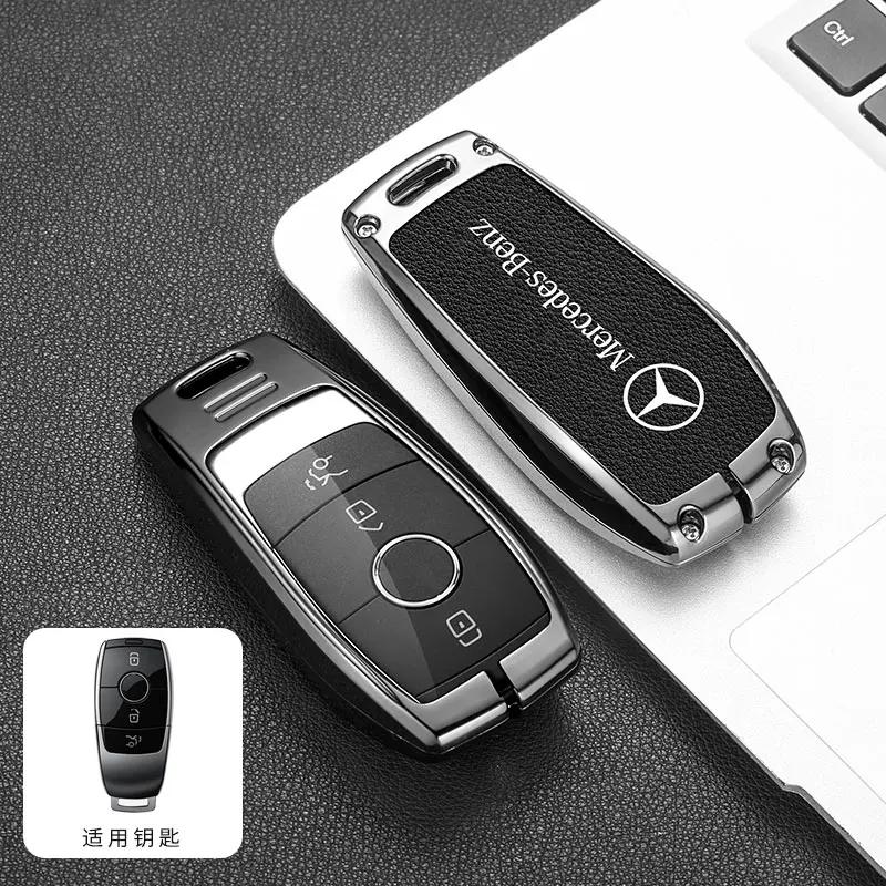 SUG2   Car Key Case Cover Shell For Mercedes Benz C E S Class GLC W206 W223 W214 E300 C260 C300 S450 S500 S400 Fob Accessories