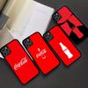 C-COCA Logo C-COLAS Phone Case For Iphone 11 12 13 14 15 Pro Max 17 16 Plus Hard PC+TPU Back Cover