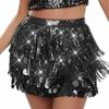 Belly Dance Hip Scarf Laces Up Sequins Skirt Sparkles Wrap Skirt Bellydance Costumes for Halloween Raves Party Clubwears