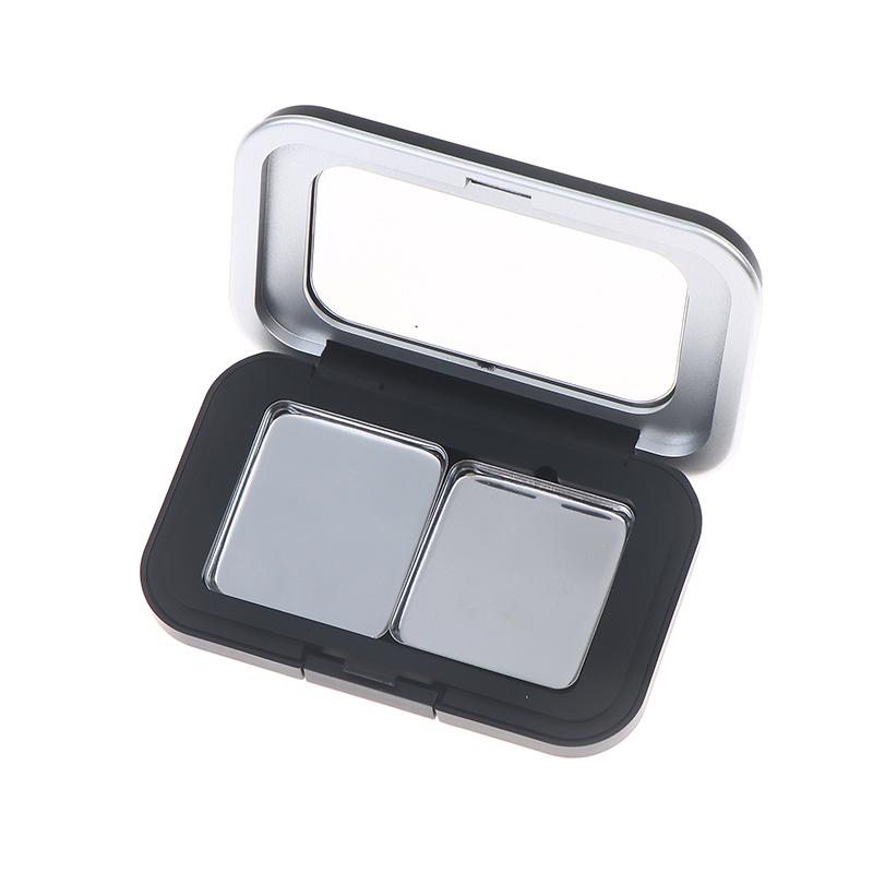 Empty Magnetic Cosmetics Palette With Mirror 1/2/3/4/6/8 Grids Iron Plate Eyeshadow Blusher Lipstick Diy Glitter Makeup Box