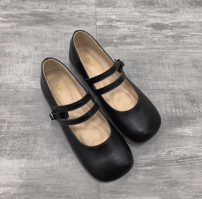 Fashion Flat Shoes for Women 2025 Spring and Autumn New Mary Jane Square Toe Women's Red Plus Size Women's Shoes 41-43 Zapatillas Mujer