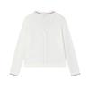 New FILA Knitwear Women's Steam White F11W431405F-IV