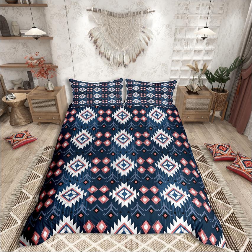 Comforter Homewish Tribal Aztec Bohemian Theme Bedding Set For Teensexotic Style Decor