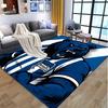 Hertha BSC Pattern Rug, Indoor/Outdoor Mat, for Picnic, Gameroom, Bedroom, Office, Living Room, Home Decor Carpet, Birthday Gift