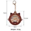 Cat Shape Badge Protector 58mm Keychain Fashion Badge Protective Shell  Birthday Gift